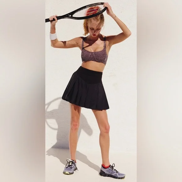 NWT Free People Movement Swing Of Things Skort Black Size Small - Picture 3 of 6